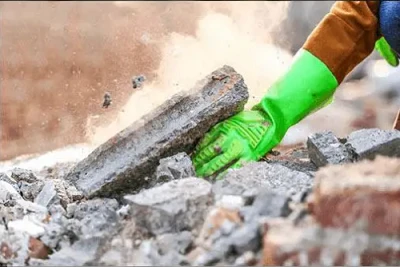 PVC coated gloves