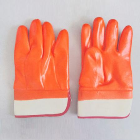 Luva quente de pvc laranja