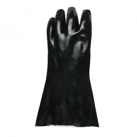 Guantes de trabajo recubiertos de PVC Guantes resistentes al aceite 12 pulgadas
