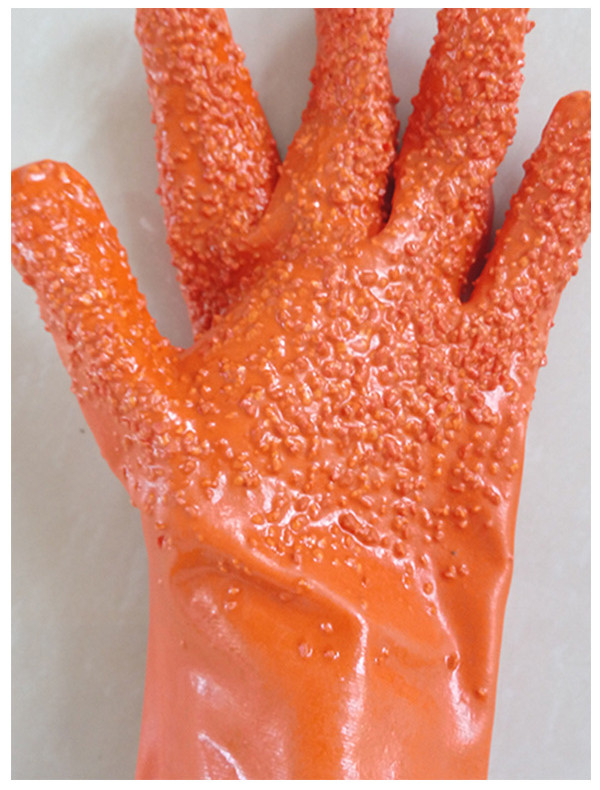 Orange pellet gloves for cold protection.jpg Orange pellet gloves for cold protection.jpg