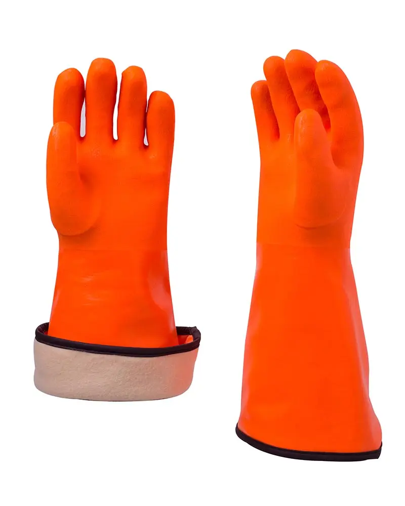 PVC Coated Gloves with Gauntlet PVC Coated Gloves with Gauntlet