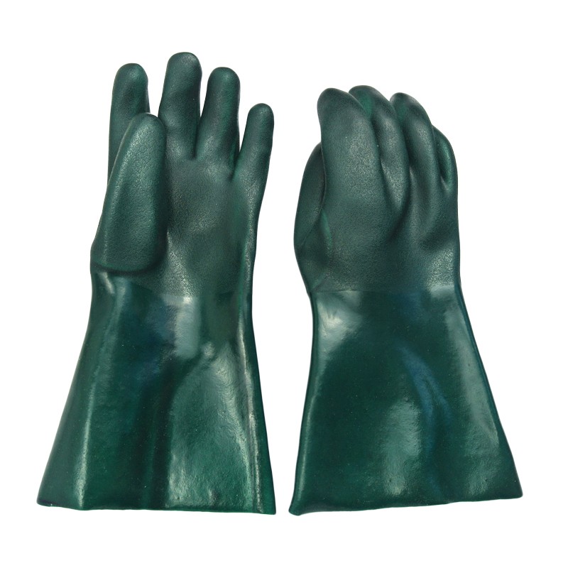 GREEN PVC COATED GLOVES GREEN PVC COATED GLOVES