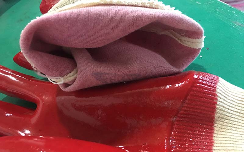 PVC-beschichtete Handschuhe mit Polyester-Innenschuh PVC-beschichtete Handschuhe mit Polyester-Innenschuh