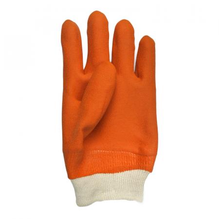 PVC K/ W Schaumstoff Finish Baumwollfutter Handschuh