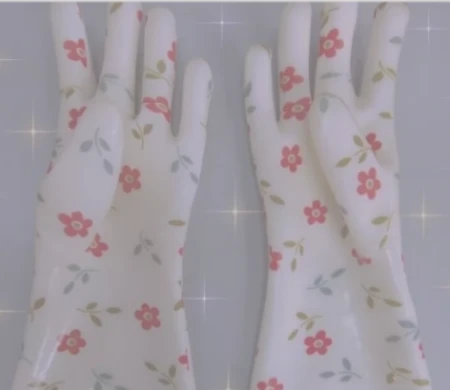 PVC Household Washing Waterproof Cleaning Work Gloves