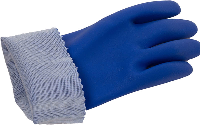 Guantes recubiertos de PVC con forro sin costuras Guantes recubiertos de PVC con forro sin costuras
