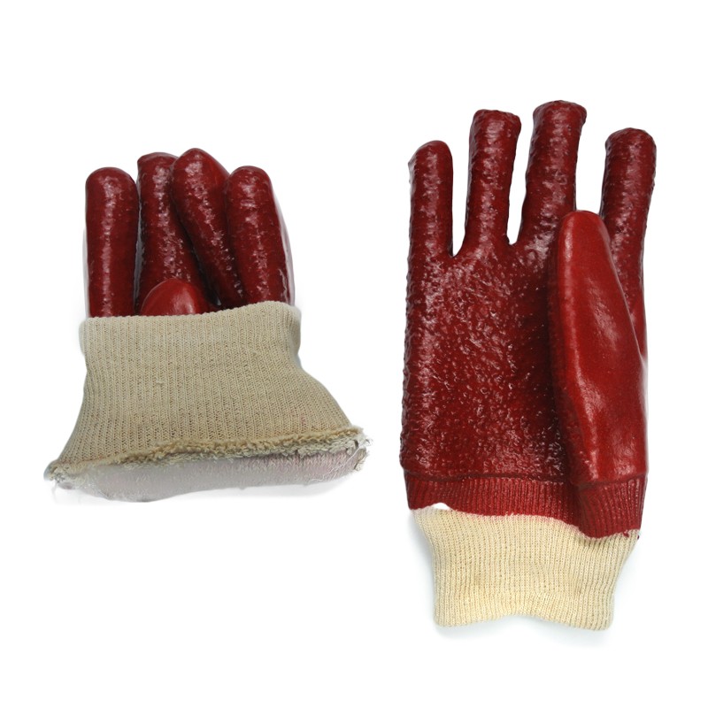 Pvc Heavy Duty Terry Toweling Glove K/W Pvc Heavy Duty Terry Toweling Glove K/W