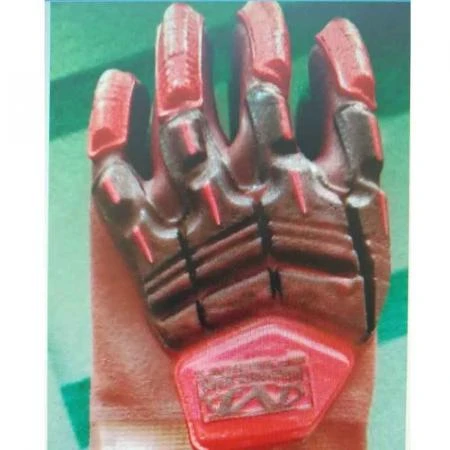 PVC Coated GloveTPR with Full-Back-of Hand Impact Guard