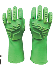 Luvas de PVC anti-impacto