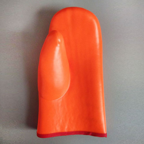 orange working pvc glove orange working pvc glove