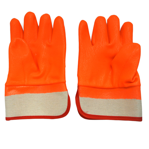 pvc orange warm glove pvc orange warm glove