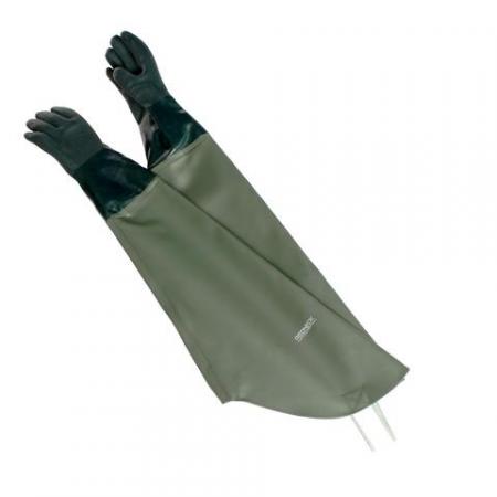 Guantes recubiertos de PVC con 18 pulgadas