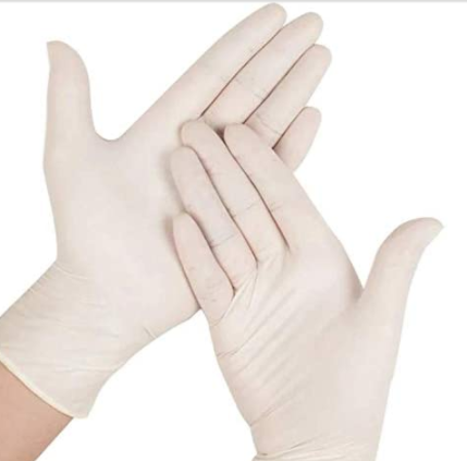 Guantes de examen de látex sin polvo