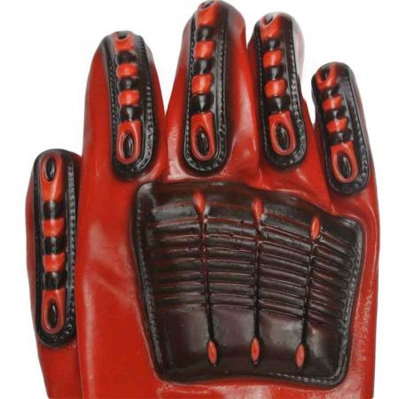 Guante de PVC de nuevo estilo con TPR