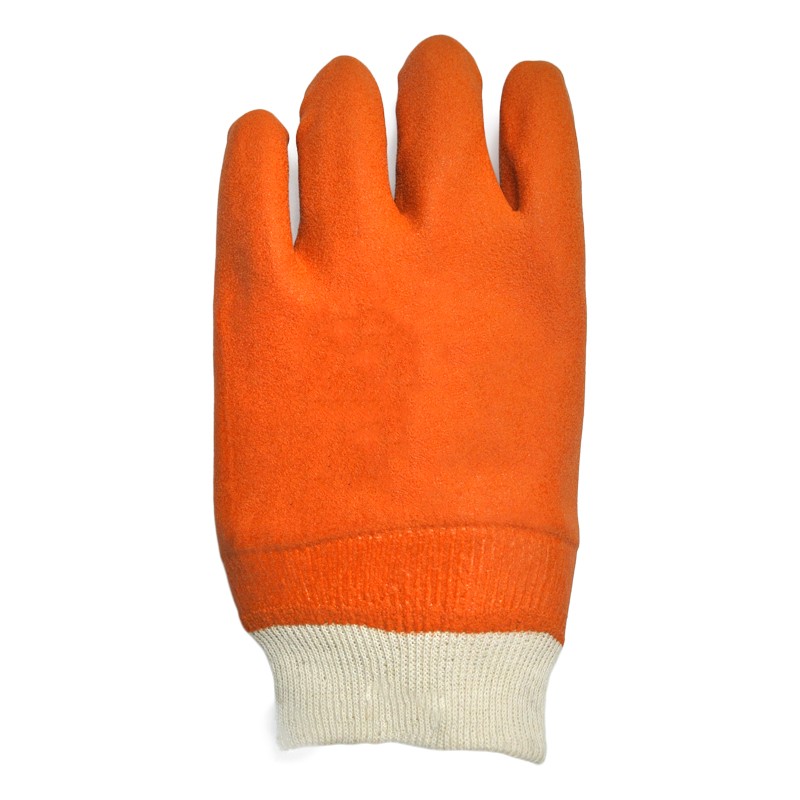 PVC K/W foam finish cotton liner glove PVC K/W foam finish cotton liner glove
