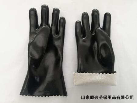 Anti-Rutsch PVC Grüne Industriehandschuhe