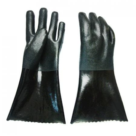 black sandy oil glove